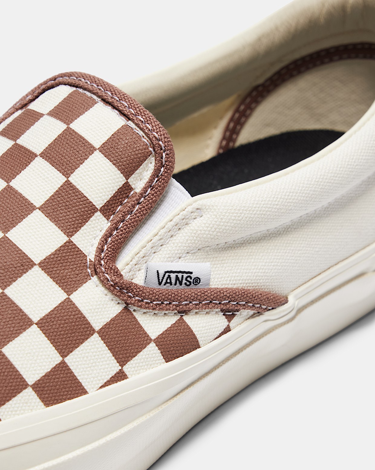Vans checkered tan cheap