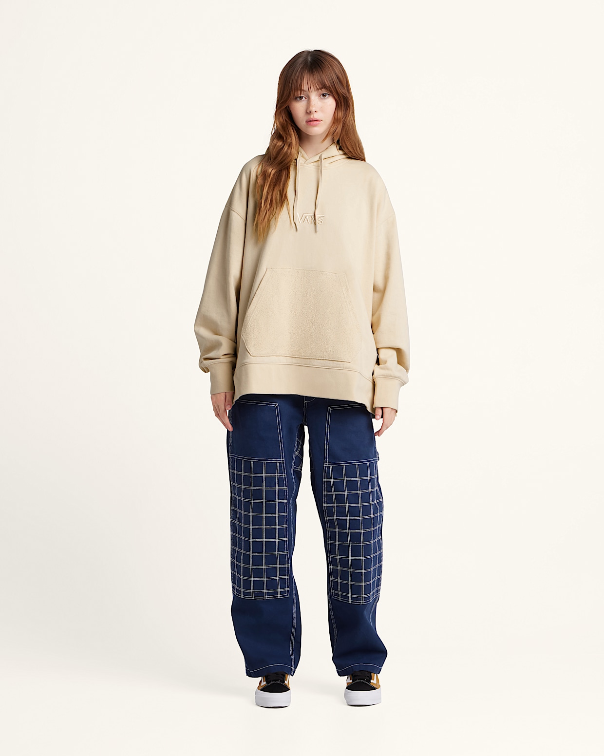 Vans cream hoodie outlet