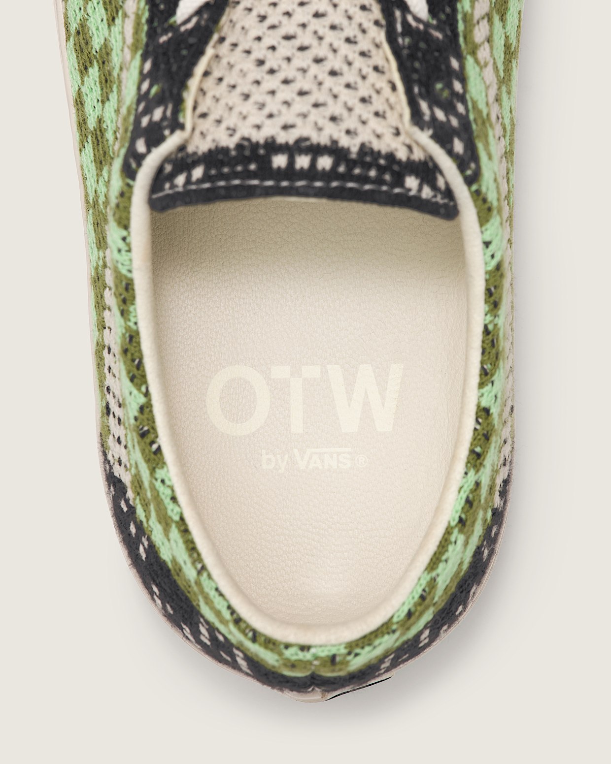 OTW Old Skool 36 Engineered Knit in Tap Shoe Green Vans