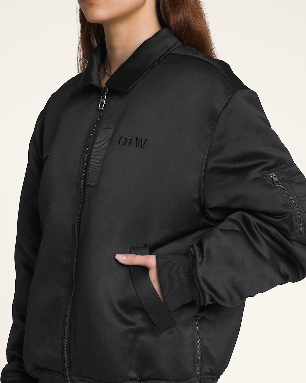 OTW Bomber Jacket in Black Vans