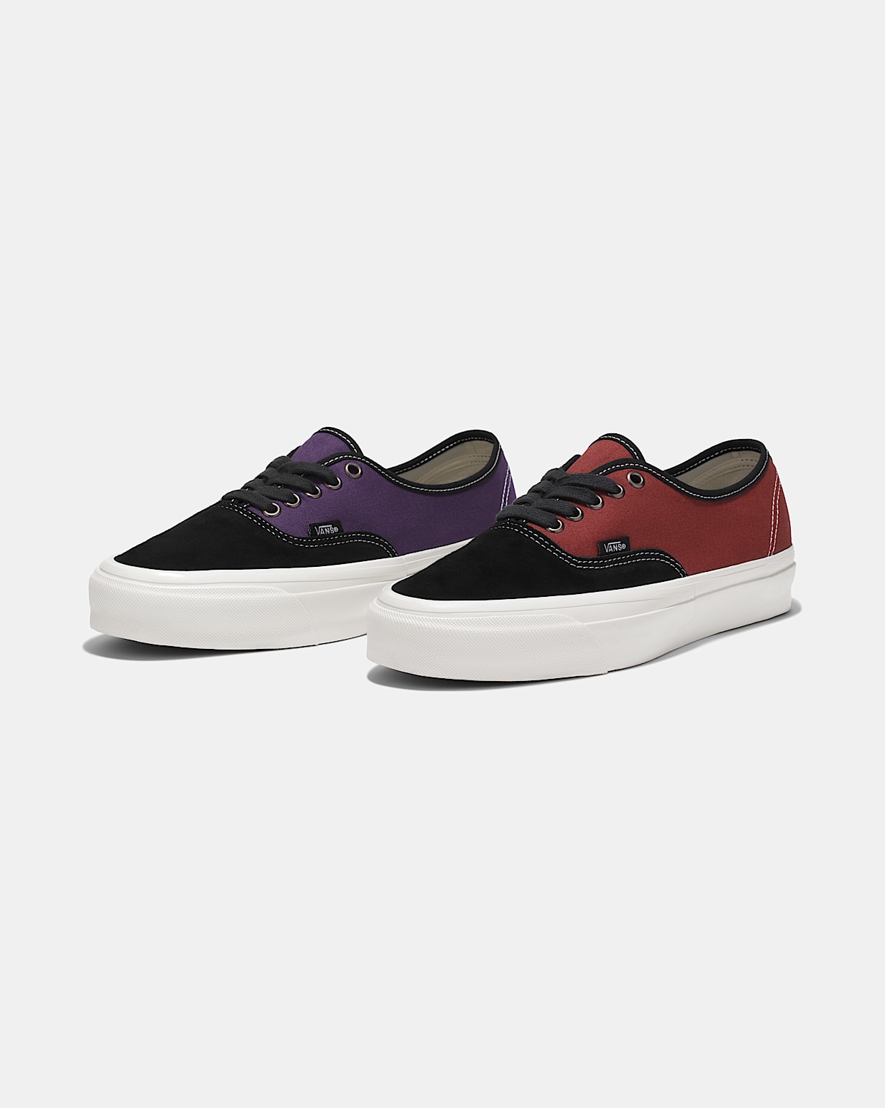 Premium Authentic 44 in Black Toe Grape Vans