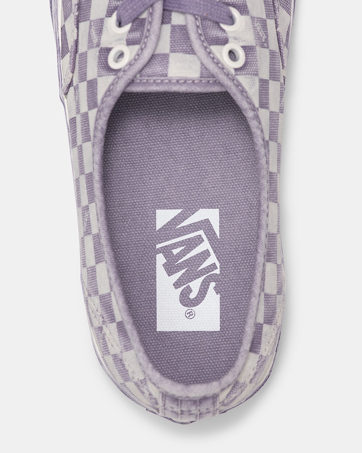 Premium Authentic 44 in Dip Dye Checkerboard Lavender Grey Vans