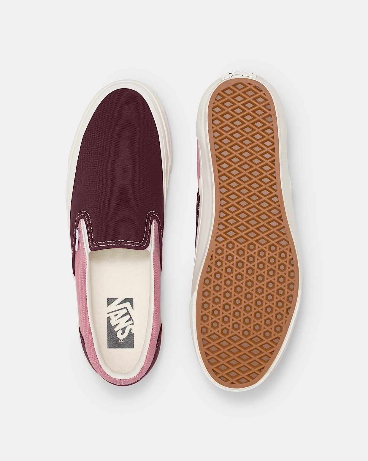 Premium Slip On 98 in BMX Maroon Pink Vans