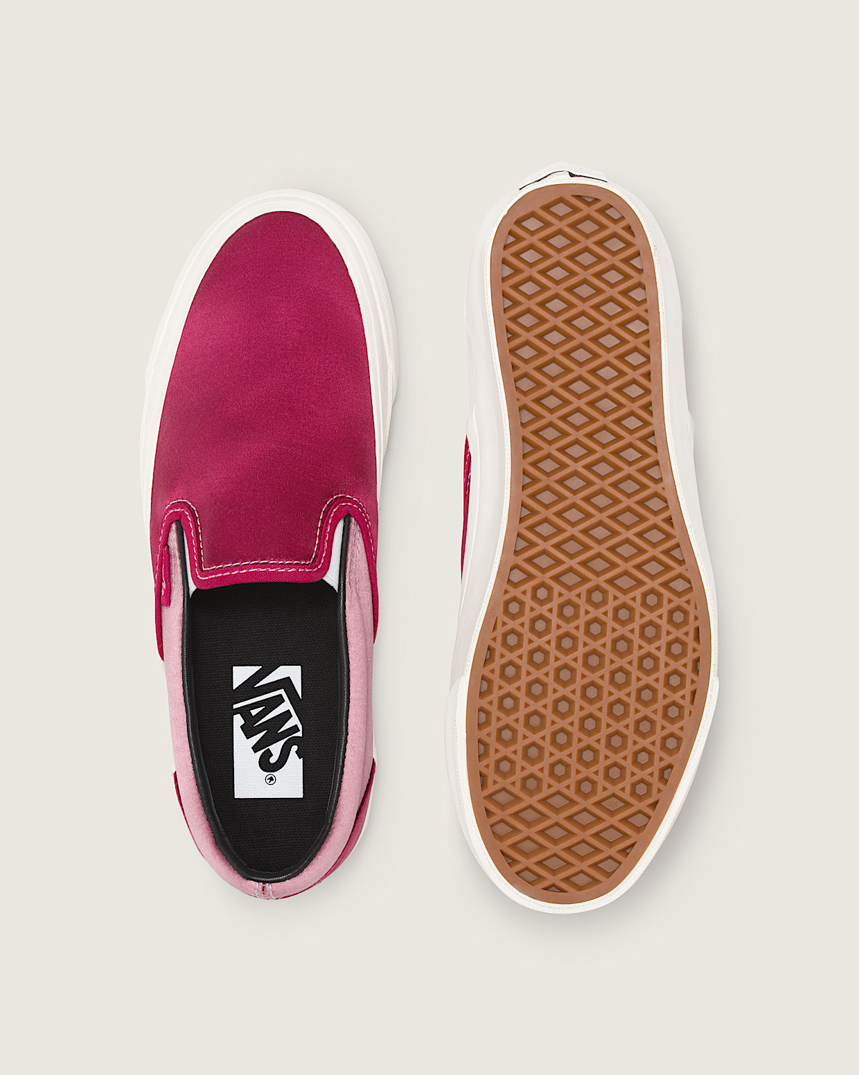 Cherry vans slip ons 2025