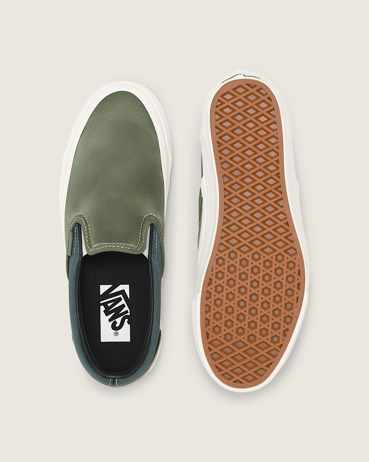 Vans authentic satin patchwork hot sale