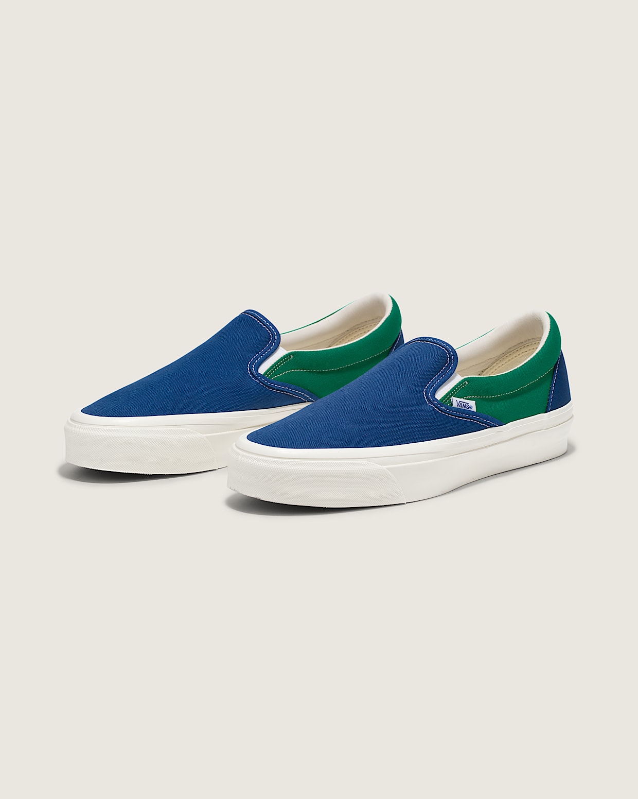 Premium Slip On 98 in BMX Blue Green Vans