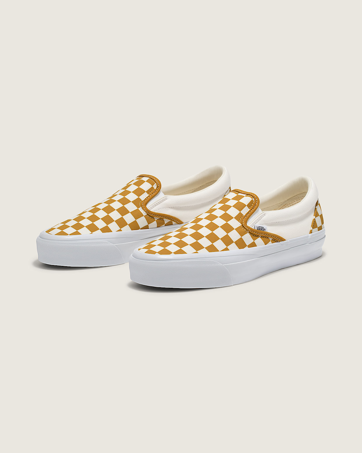 Vans checkerboard yellow slip on new arrivals