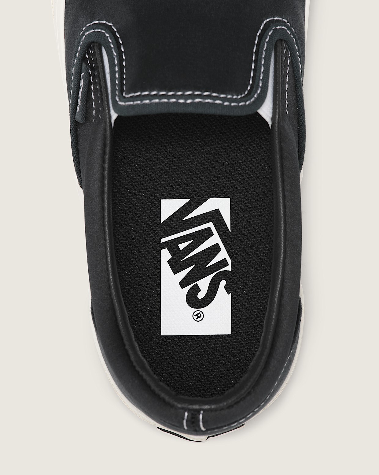 Premium Slip On 98 Satin in Jet Set Black Vans