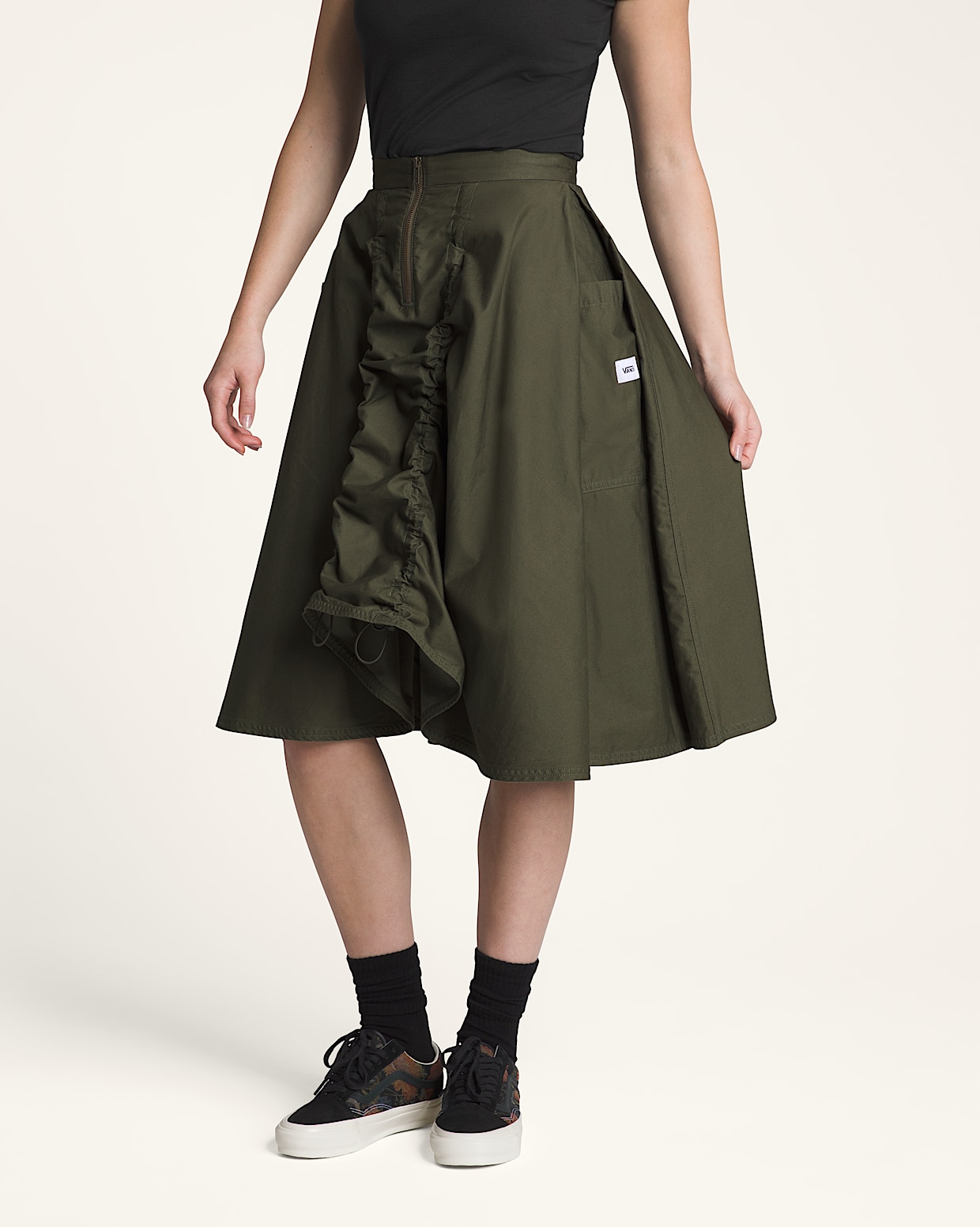 Work skirts vans cheap