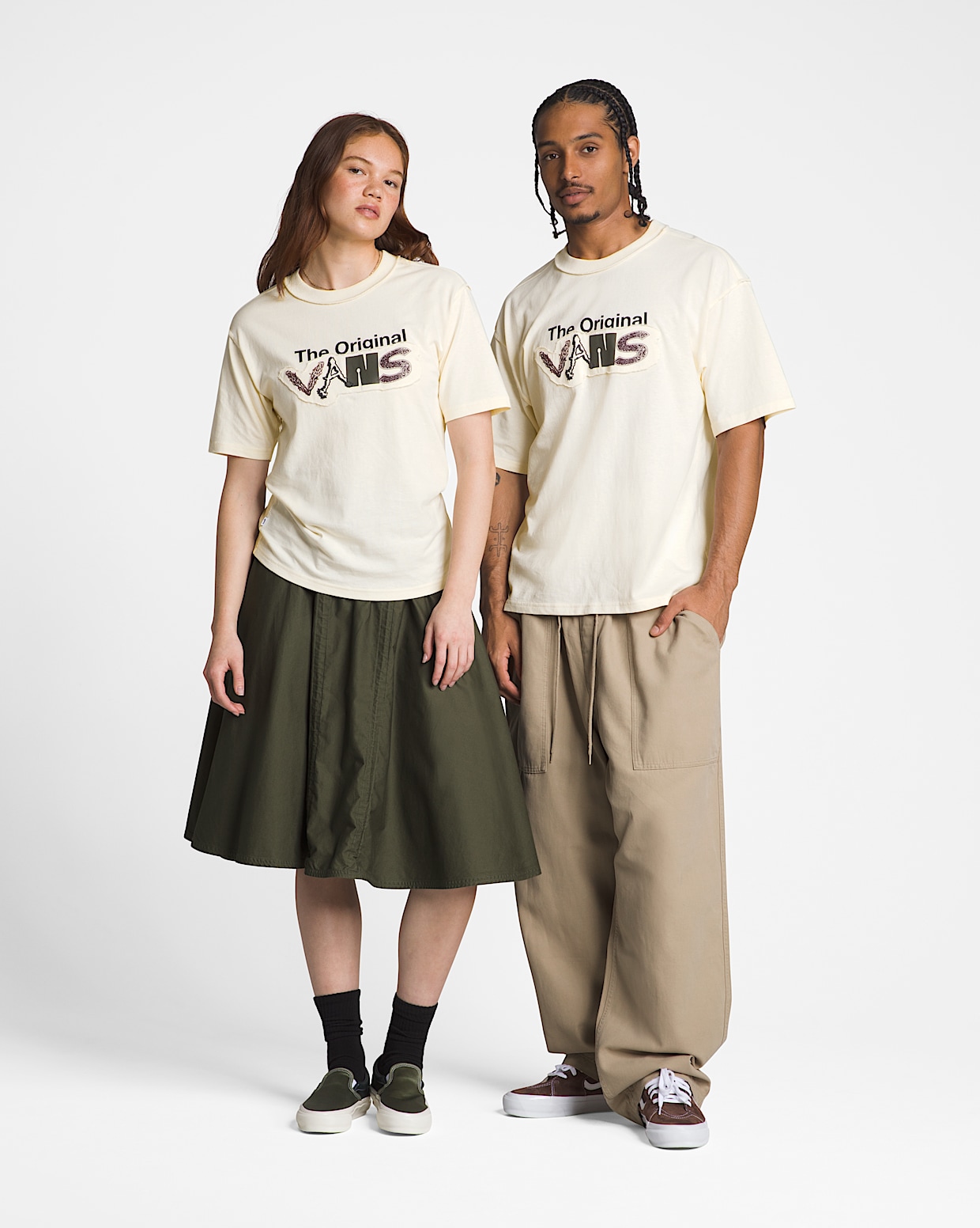 Vans shirt and skirt top