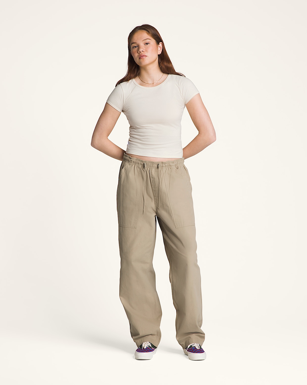 Premium Easy Trouser in Cornstalk Khaki | Vans