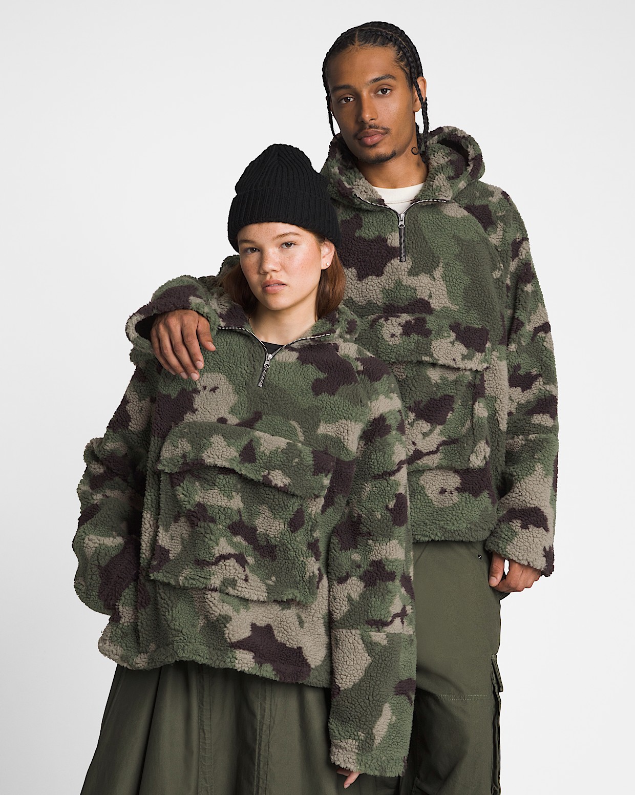 Sherpa camo hoodie discount