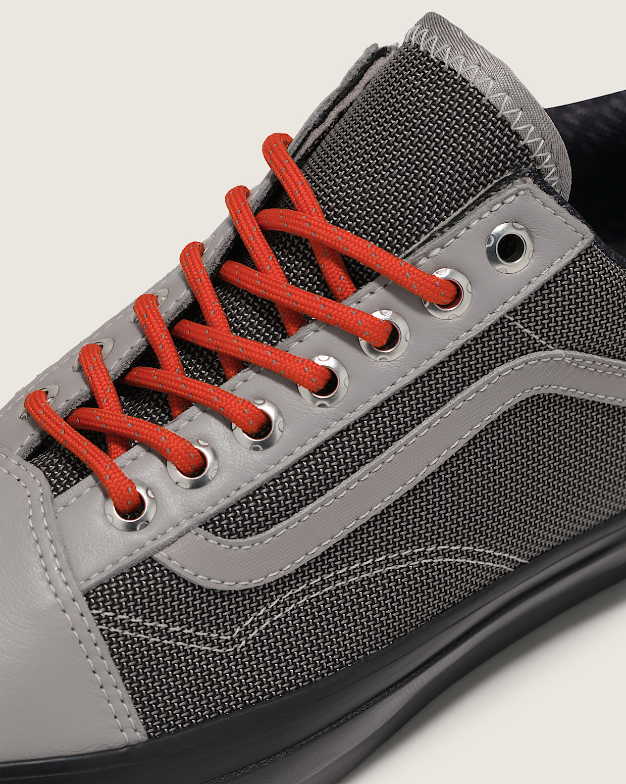 Red and gray vans deals