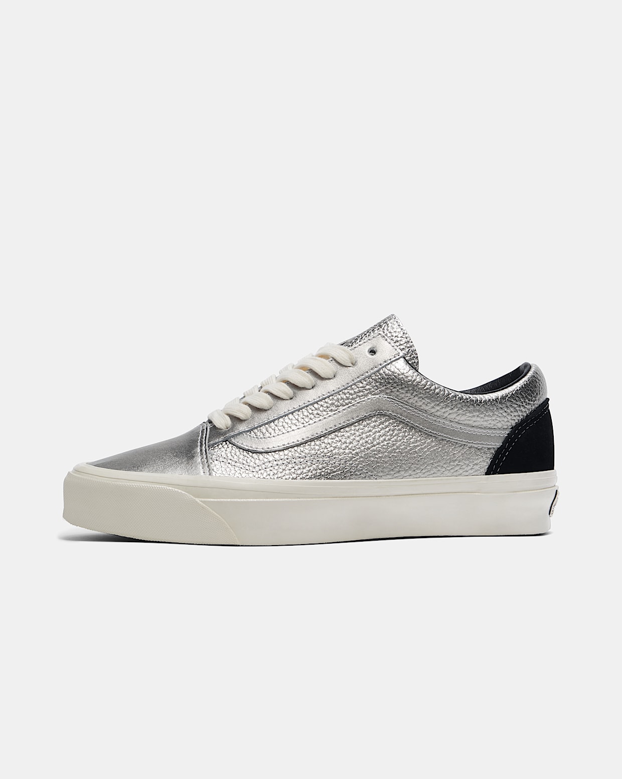 Vans silver shoes on sale