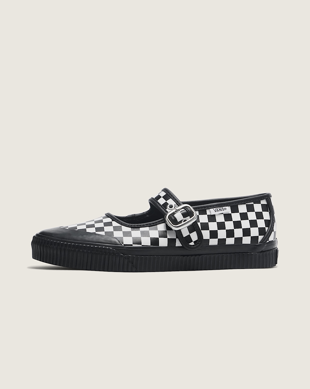 Vans checkerboard all black sale