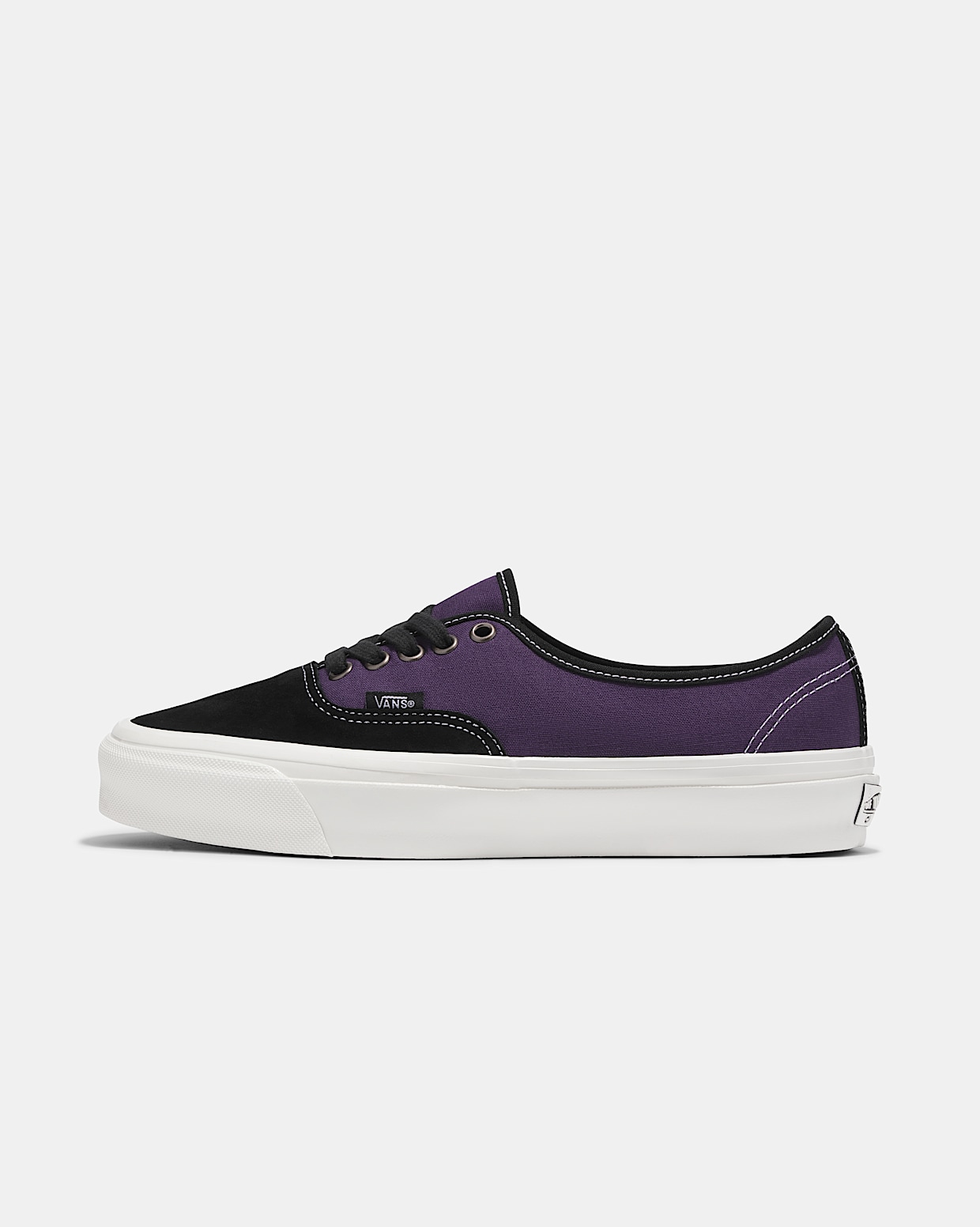 Purple black vans clearance